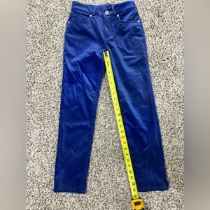 Loro Piana Royal Blue Velvet Trousers